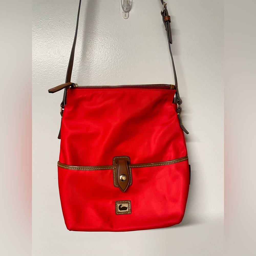 Dooney & Bourke Red Wayfarer Hobo Crossbody Bag
